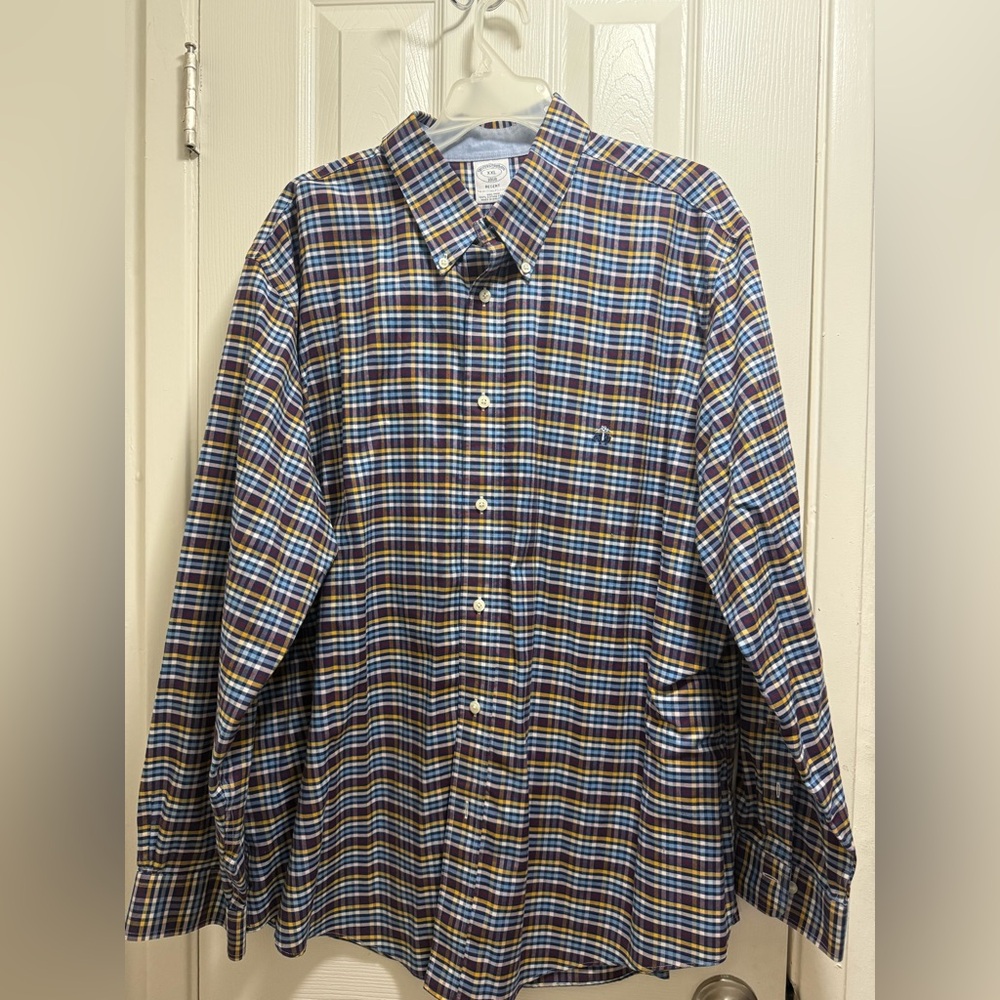 Brookes Brothers Plaid Long Sleeve‎ Button-up